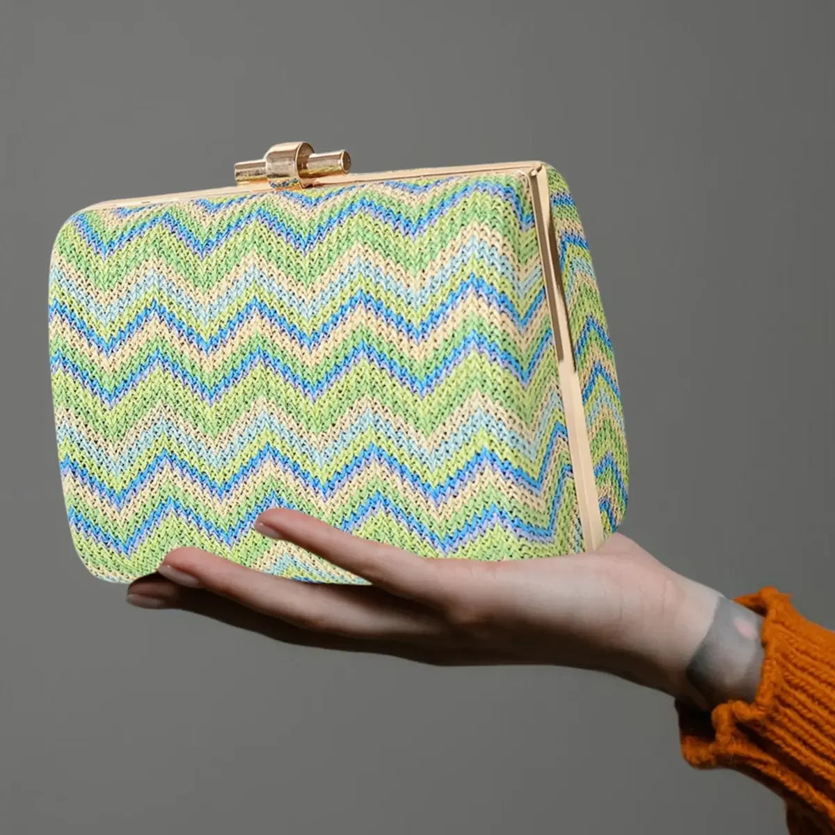 Designer-Iconic-Green-Clutch