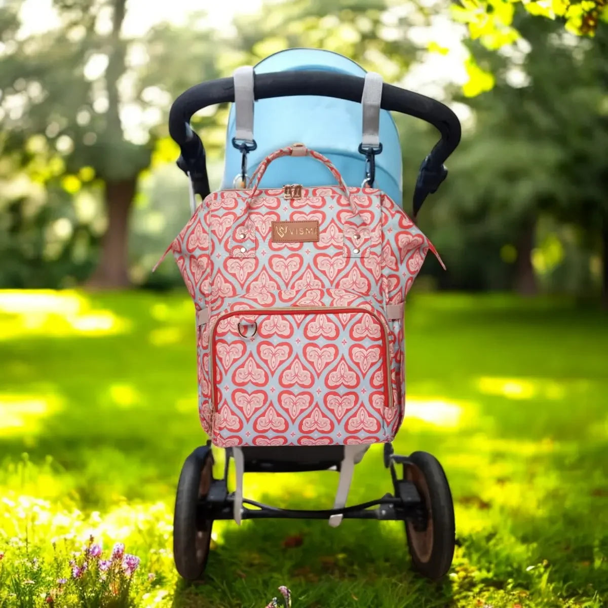Spacious-Red-Hearts-Diaper-Bag-Backpack
