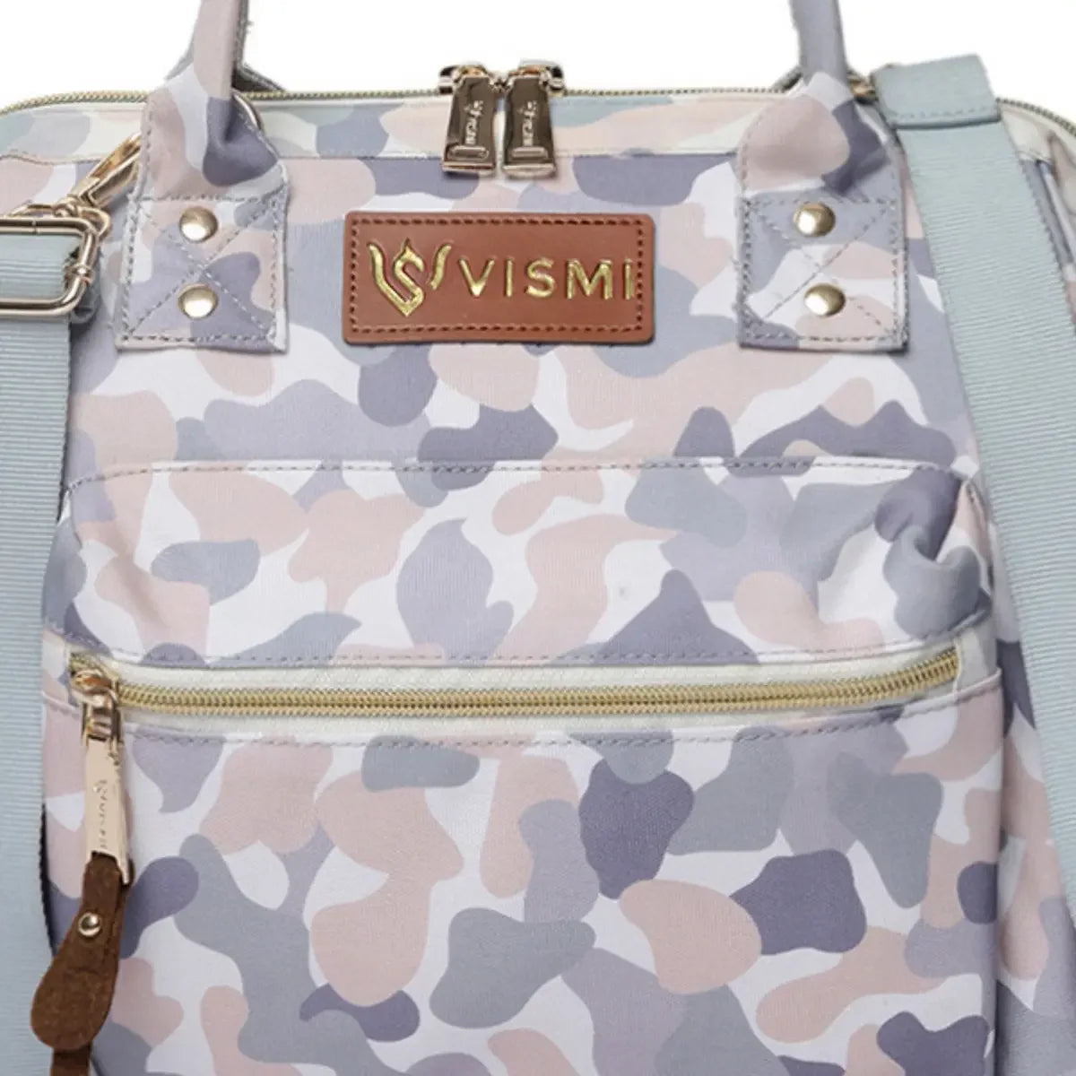 Compact-White-Camo-Baby-Diaper-Bag
