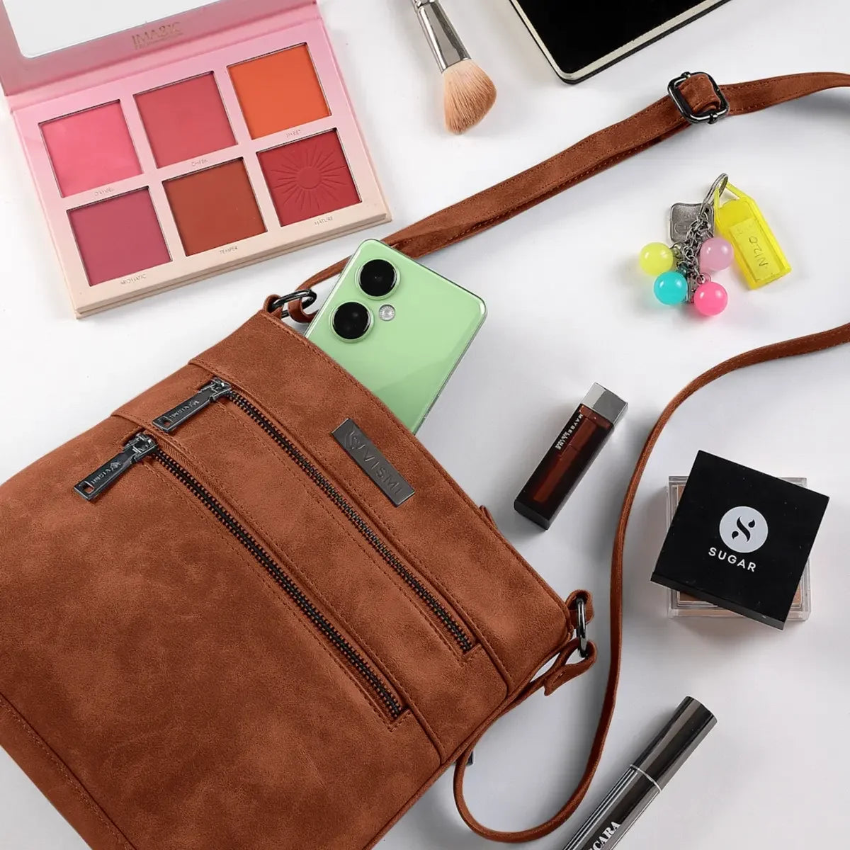 Timeless Versa Women's Sling Bag - Tan