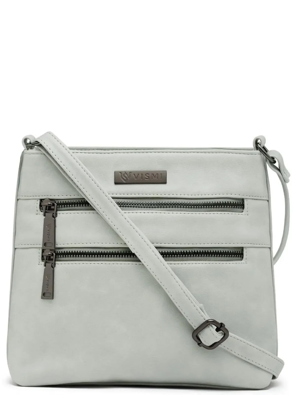 timeless-versa-women-sling-bag-grey-top-zipper