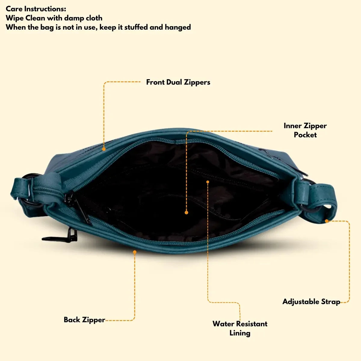 timeless-versa-women-sling-bag-teal-blue-with-strap