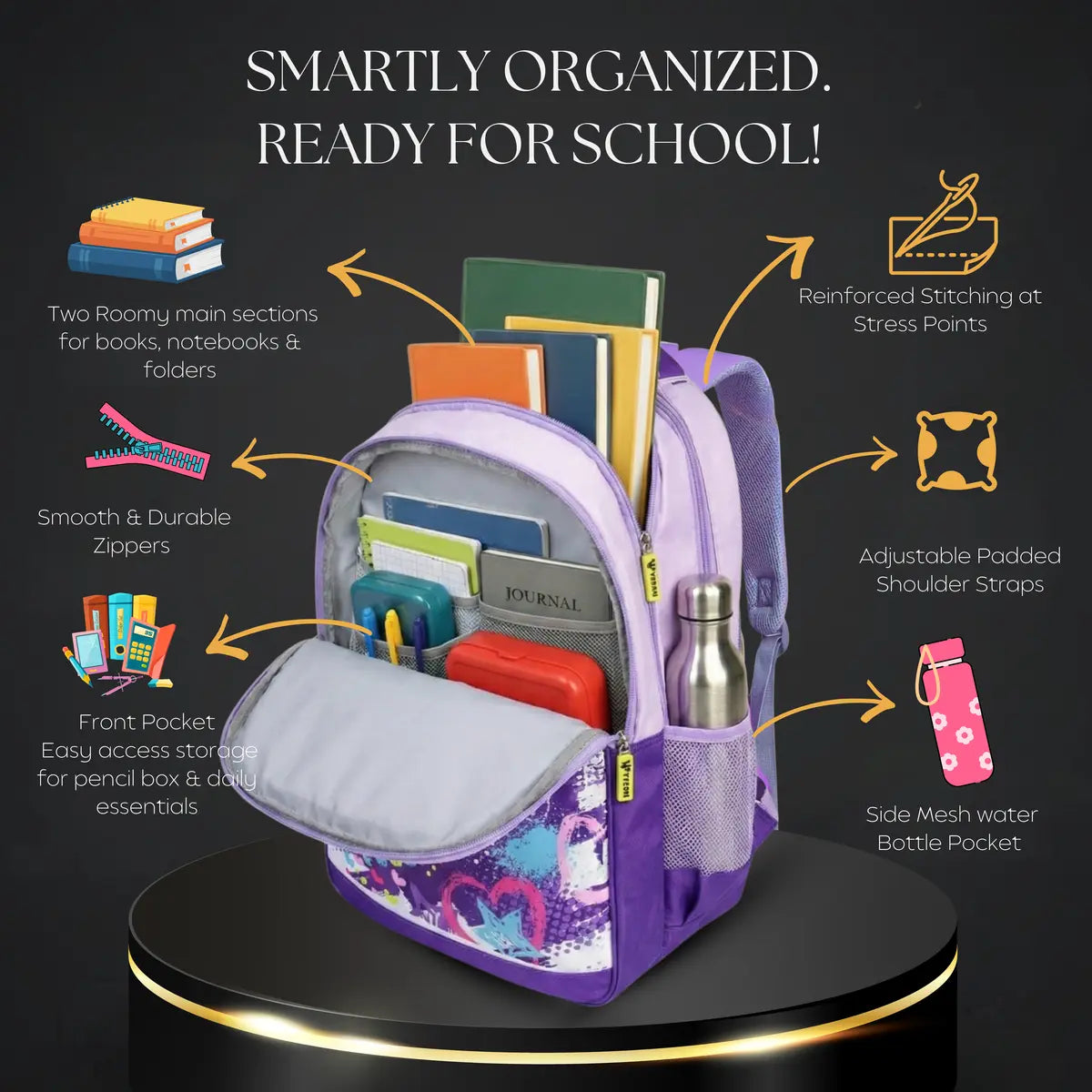 Everyday Essentials High School Bag - LIT