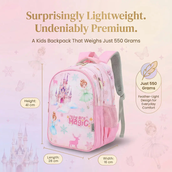 Everyday Essentials Elementary School Bag-Frozen Princess Pink