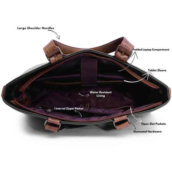 Timeless Classic Work Tote Bag - Black