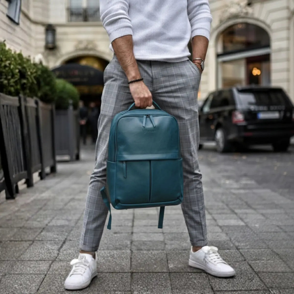 Timeless Voyager Laptop Backpack - Teal Blue