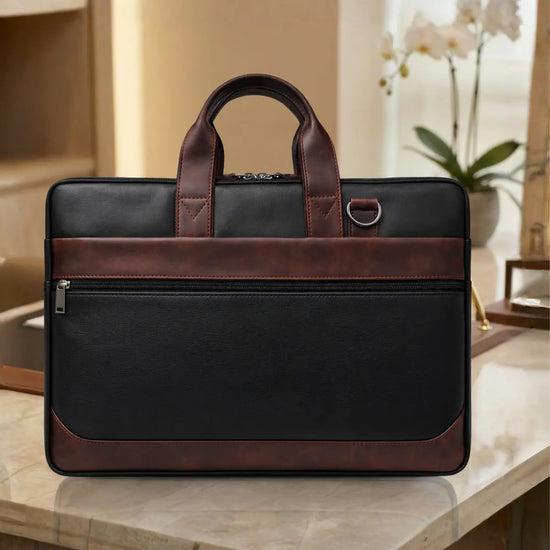 Summit Vector Laptop Messenger Bag - Black