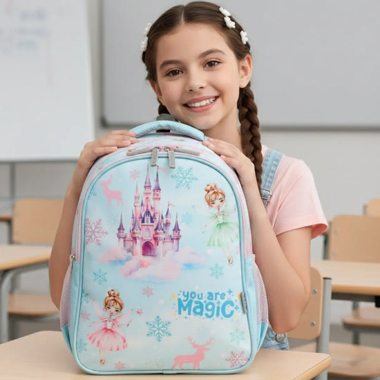 Everyday Essentials Elementary School Bag-Frozen Princess Blue