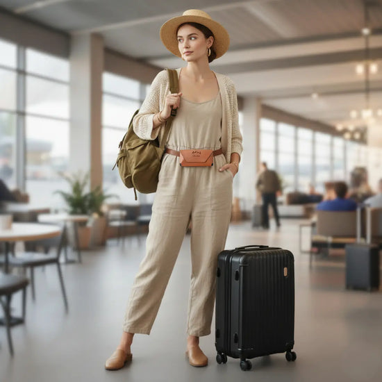 Personalized Belt Wallet for Men, Women