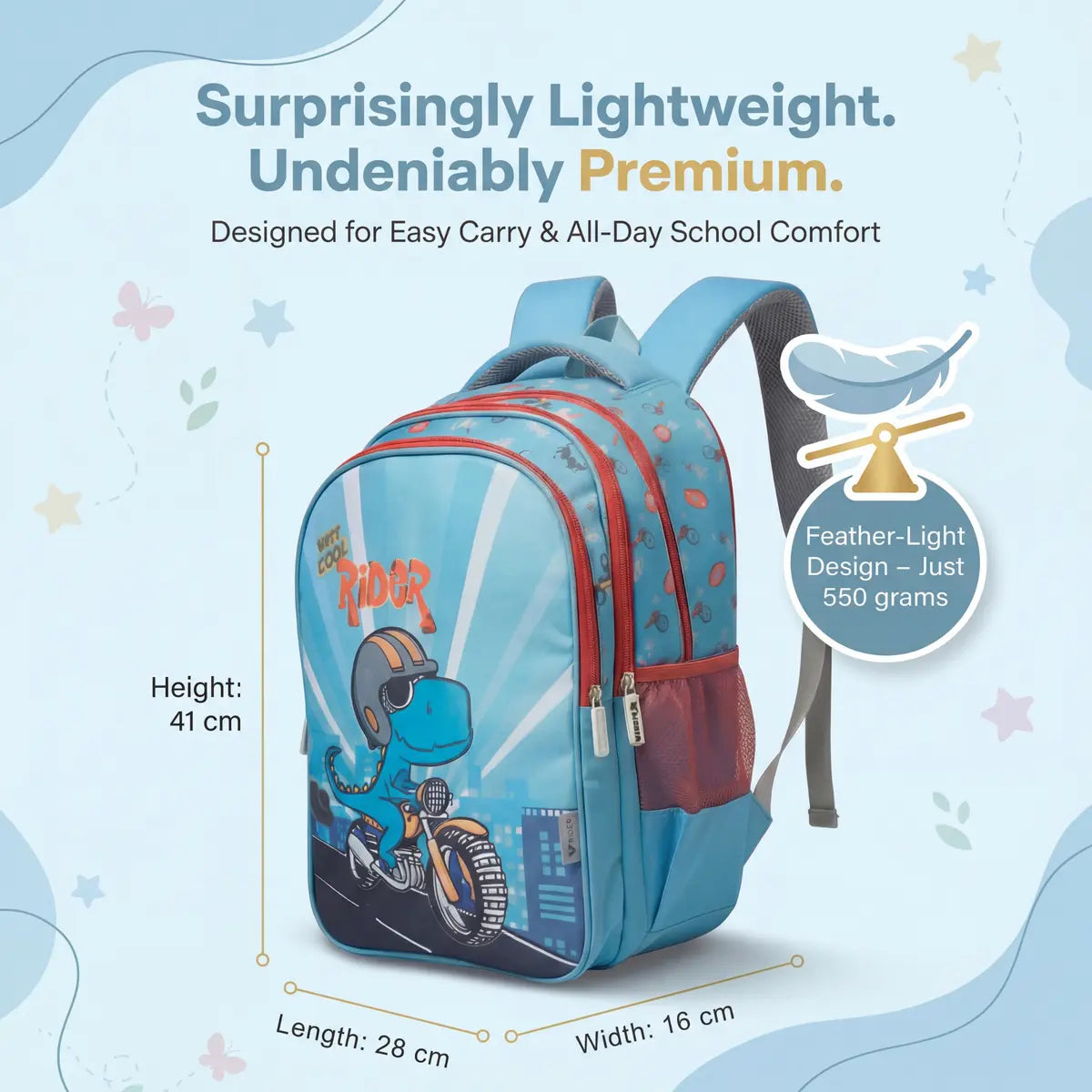 Everyday Essentials Elementary School Bag - Dinosaur