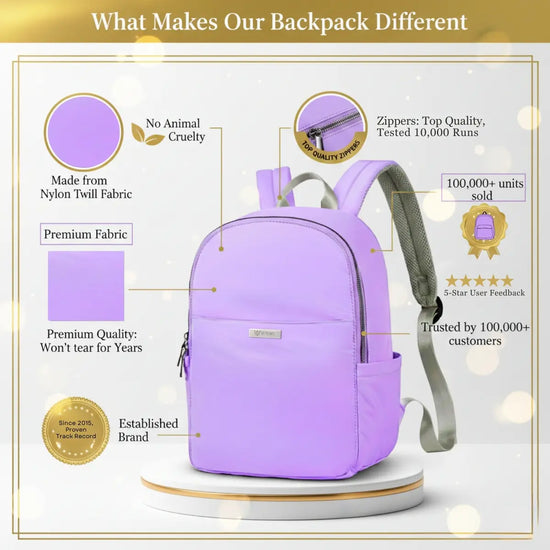 Everyday Essentials Women Backpack - Lavender