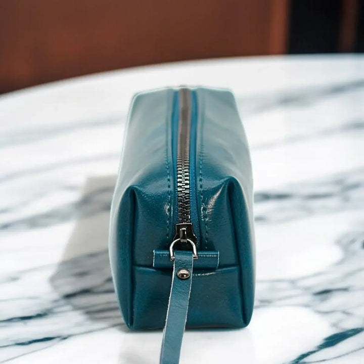 Teal-Blue-Leather-Coin-Pouch-for-Women