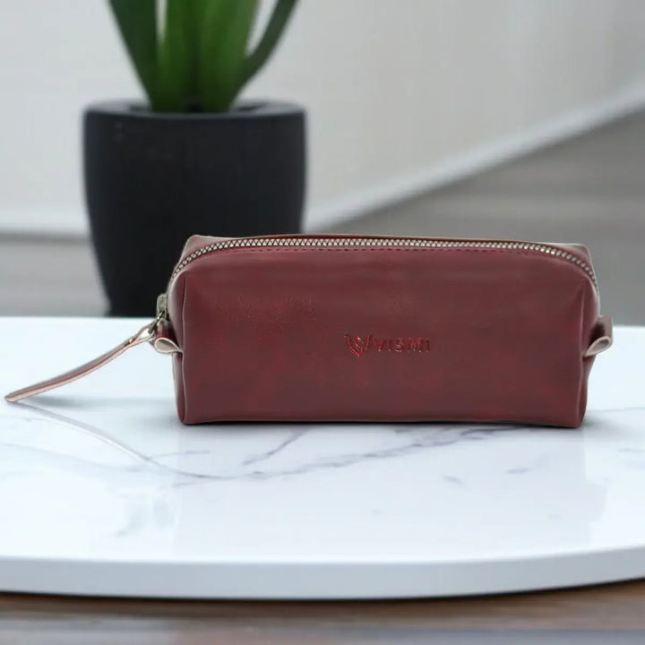 Timeless-Leather-Round-Coin-Pouch-Wine