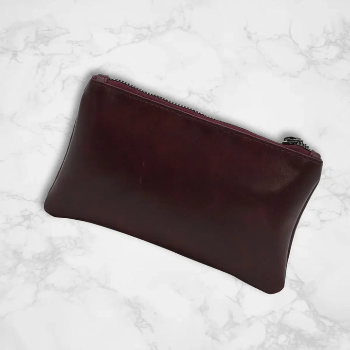 Brown-Leather-Flat-Pouch-for-Women