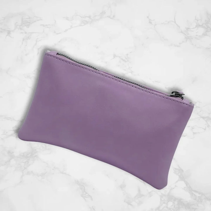 Purple-Leather-Flat-Pouch-for-Women