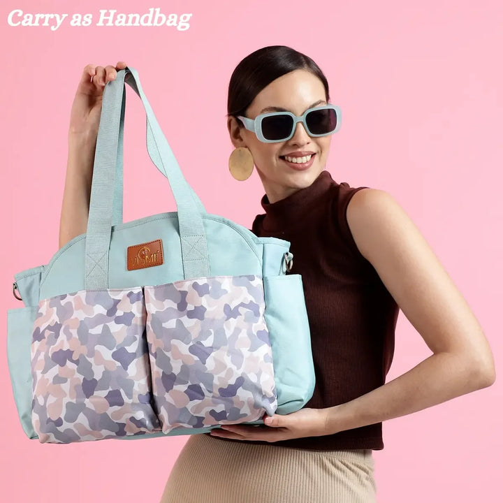 Turquoise-Cuddle-Carry-Tote-Bag-for-Mothers