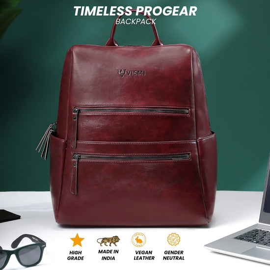 Timeless-ProGear-Wine-Laptop-Backpack–Stylish-Office-Travel-Bag