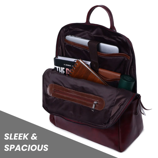 Spacious-Wine-Laptop-Backpack–Timeless-ProGear-Business-Travel-Bag