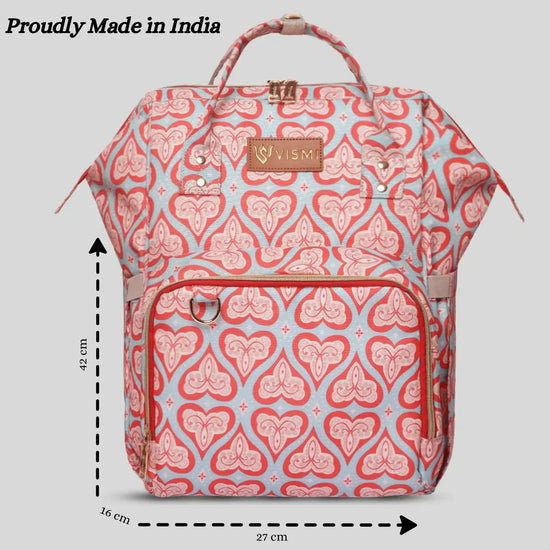 Stylish-Red-Hearts-Diaper-Backpack-for-Babies