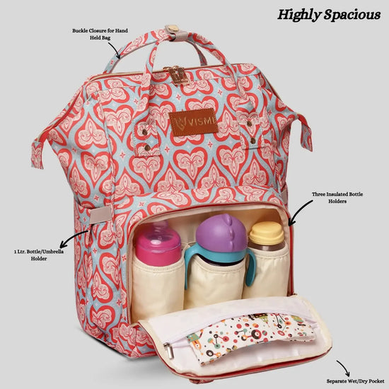 Large-Capacity-Red-Hearts-Backpack-Diaper-Bag