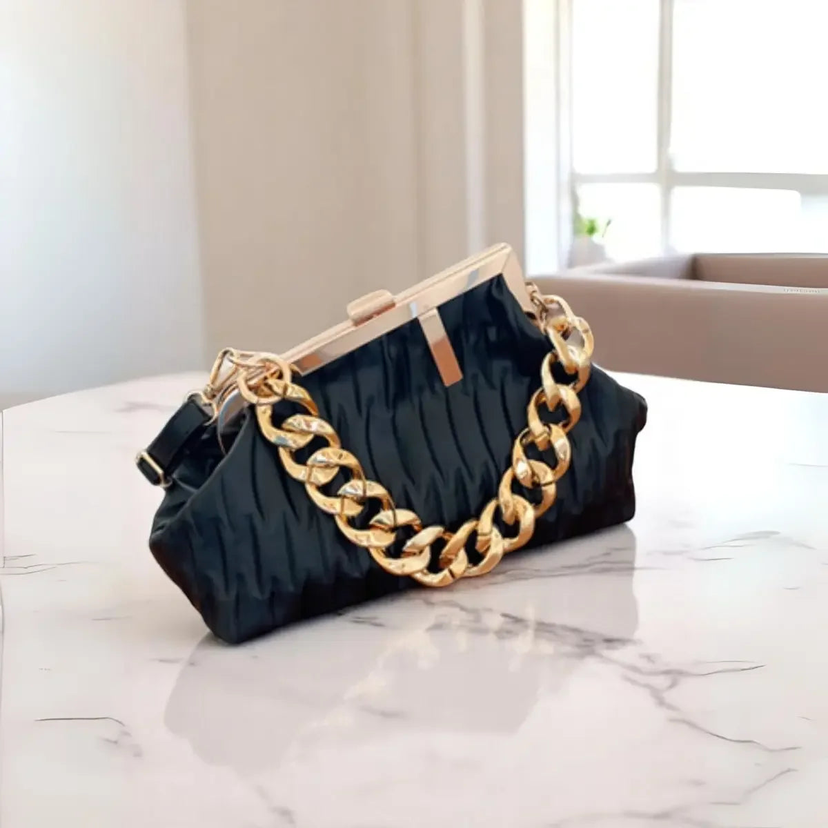 Elegant-Hobo-Shoulder-Bag-Black