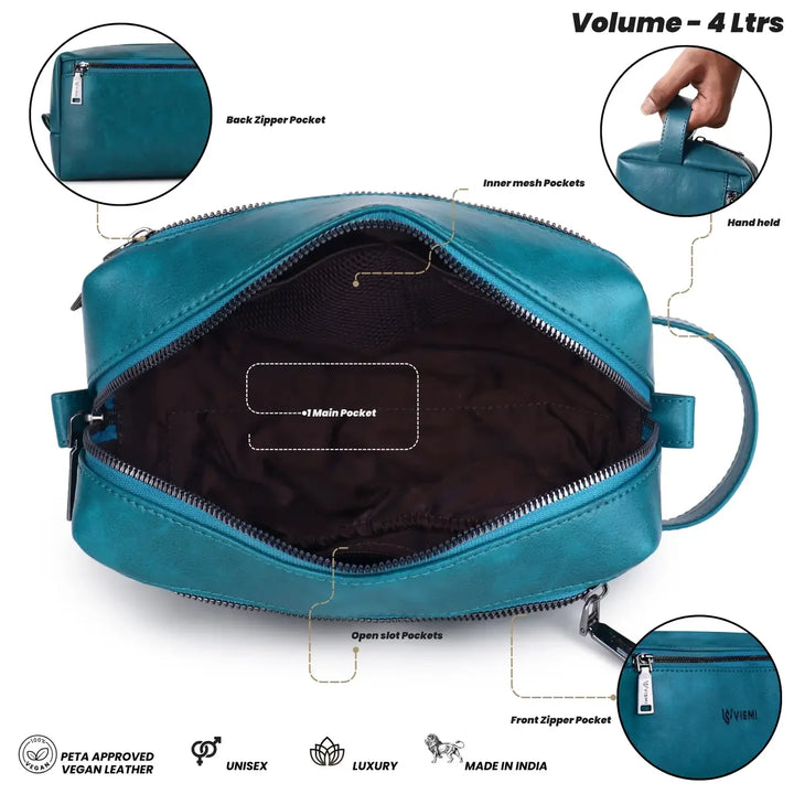Teal-Blue-Toiletry-Pouch–Timeless-Travelmate-Bag