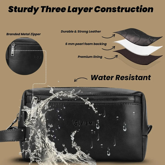 Durable-Black-Toiletry-Organizer–Timeless-Travelmate-Pouches