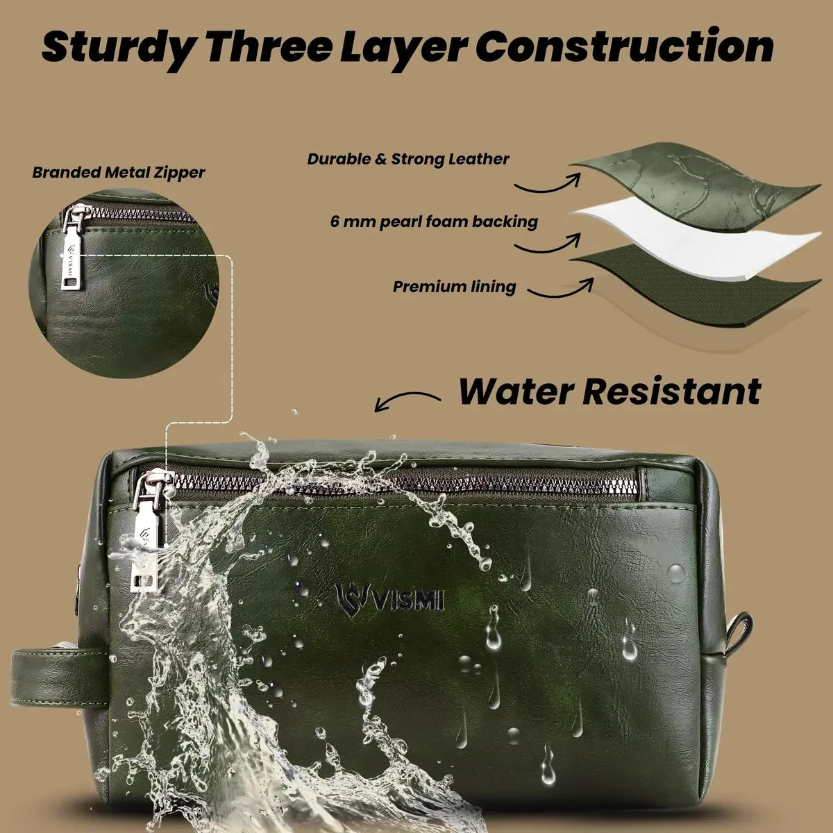 Durable-Olive-Green-Toiletry-Organizer–Timeless-Travelmate-Pouches