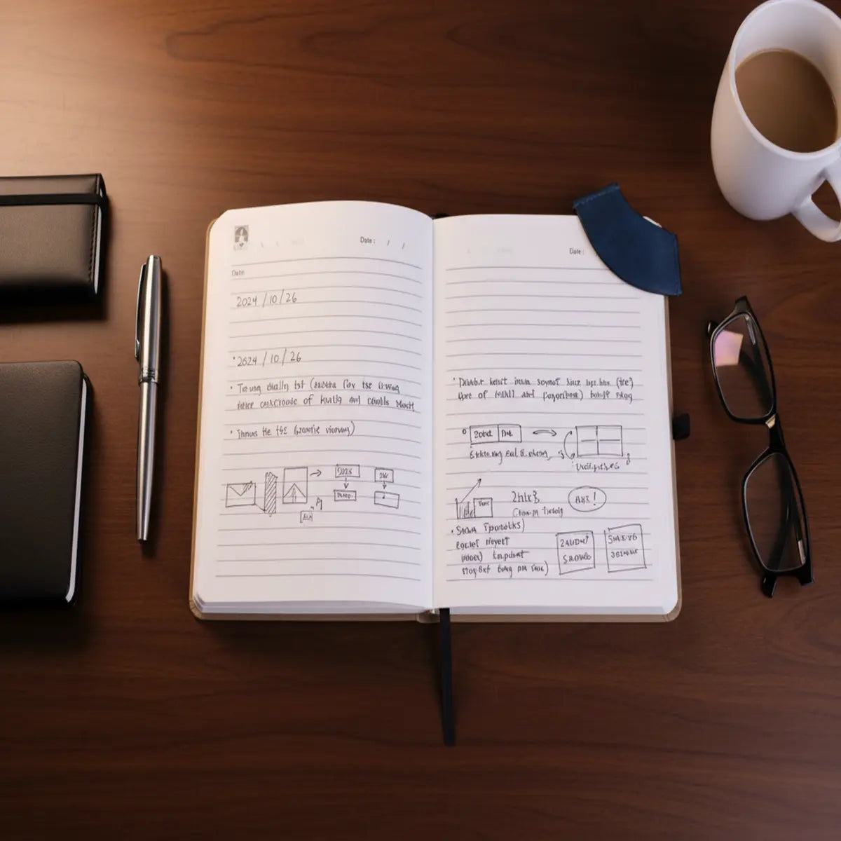 PU Vegan Leather Customized Bookmark Pack of 10 with Multiple Color