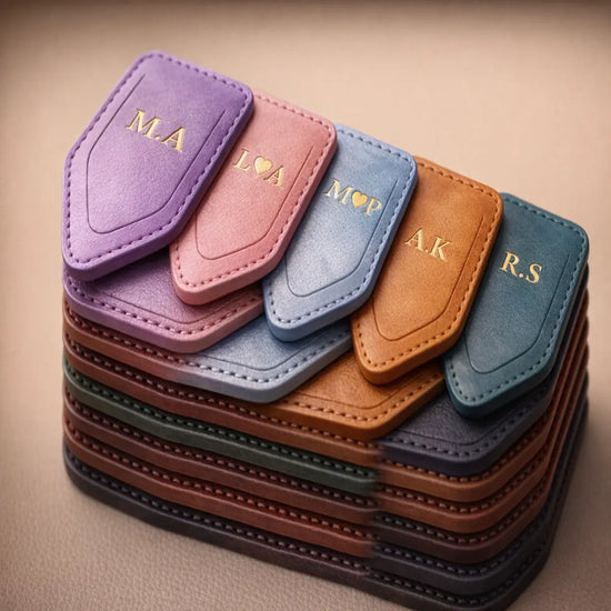 Personalized Vegan Leather Bookmark