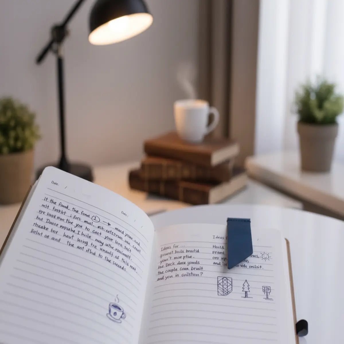 Personalized Vegan Leather Bookmark - Pack of 5