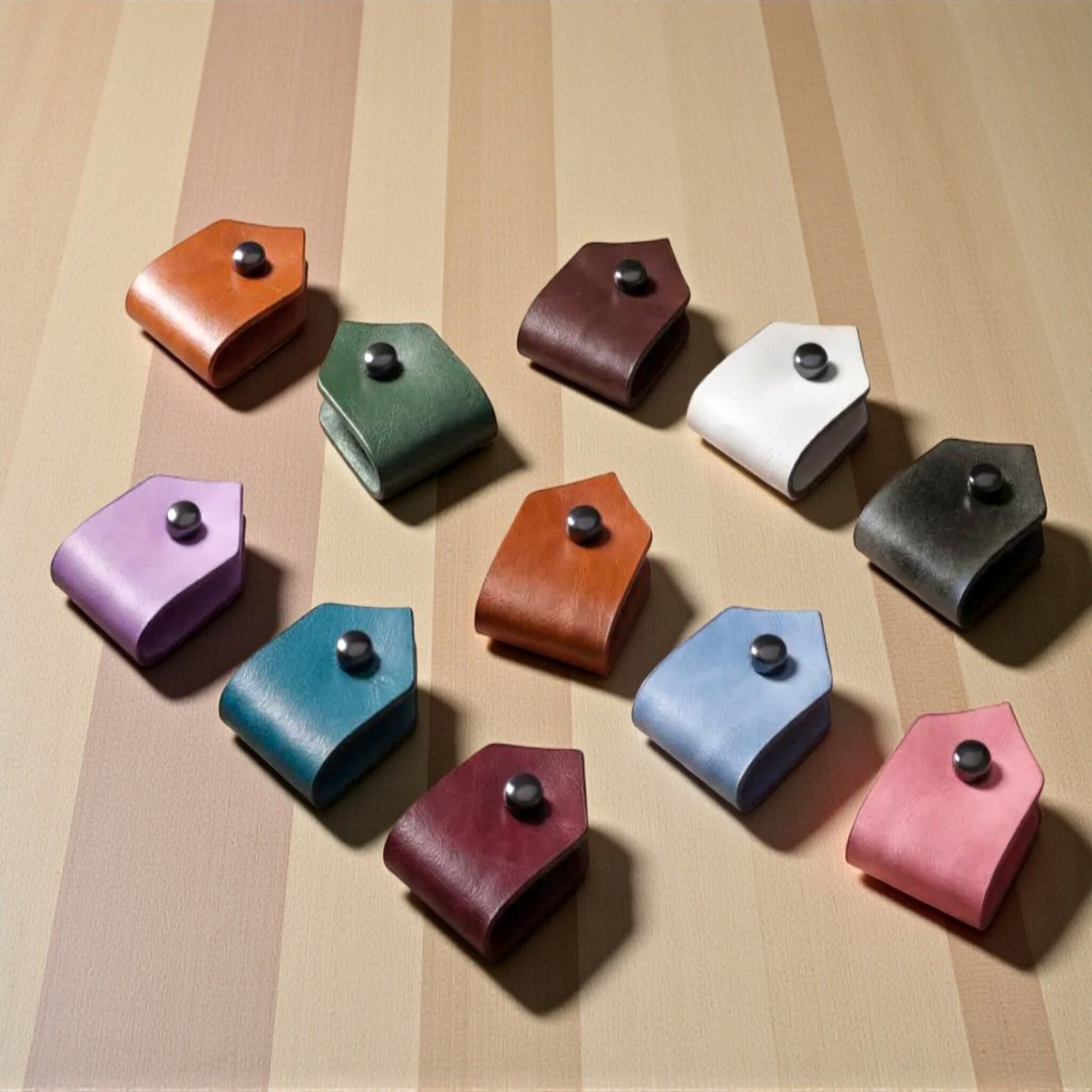 Vegan Leather Cord & Charger Holder, Cable Organizer