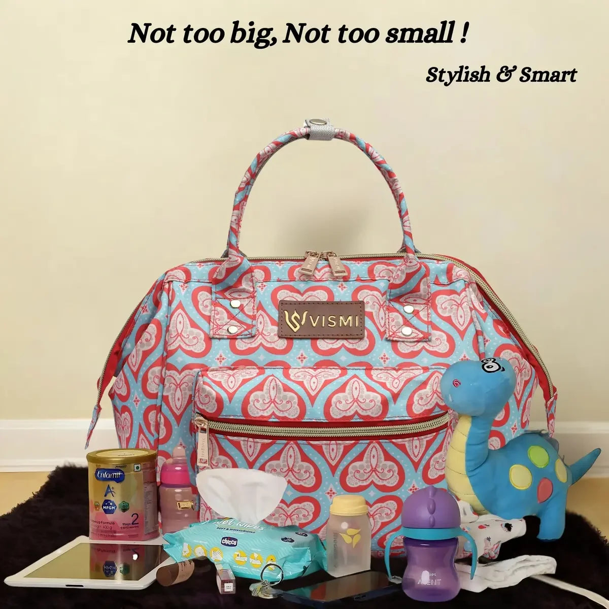Red-Itsy-Bitsy-Mini-Diaper-Bag-for-Babies