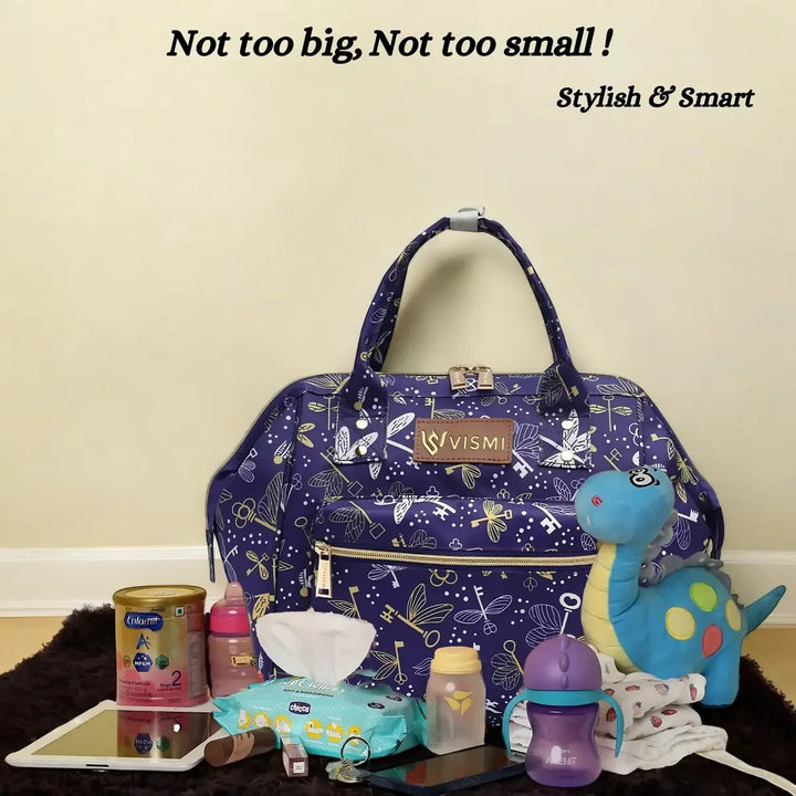 Flying-Keys-Purple-Itsy-Bitsy-Mini-Diaper-Bag