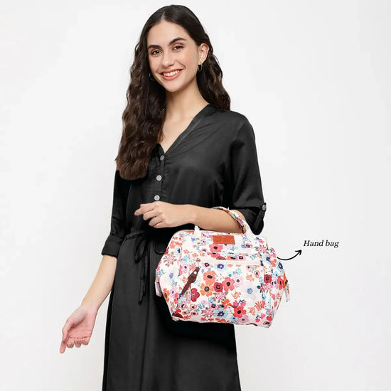 Compact-Red-Baby-Diaper-Bag