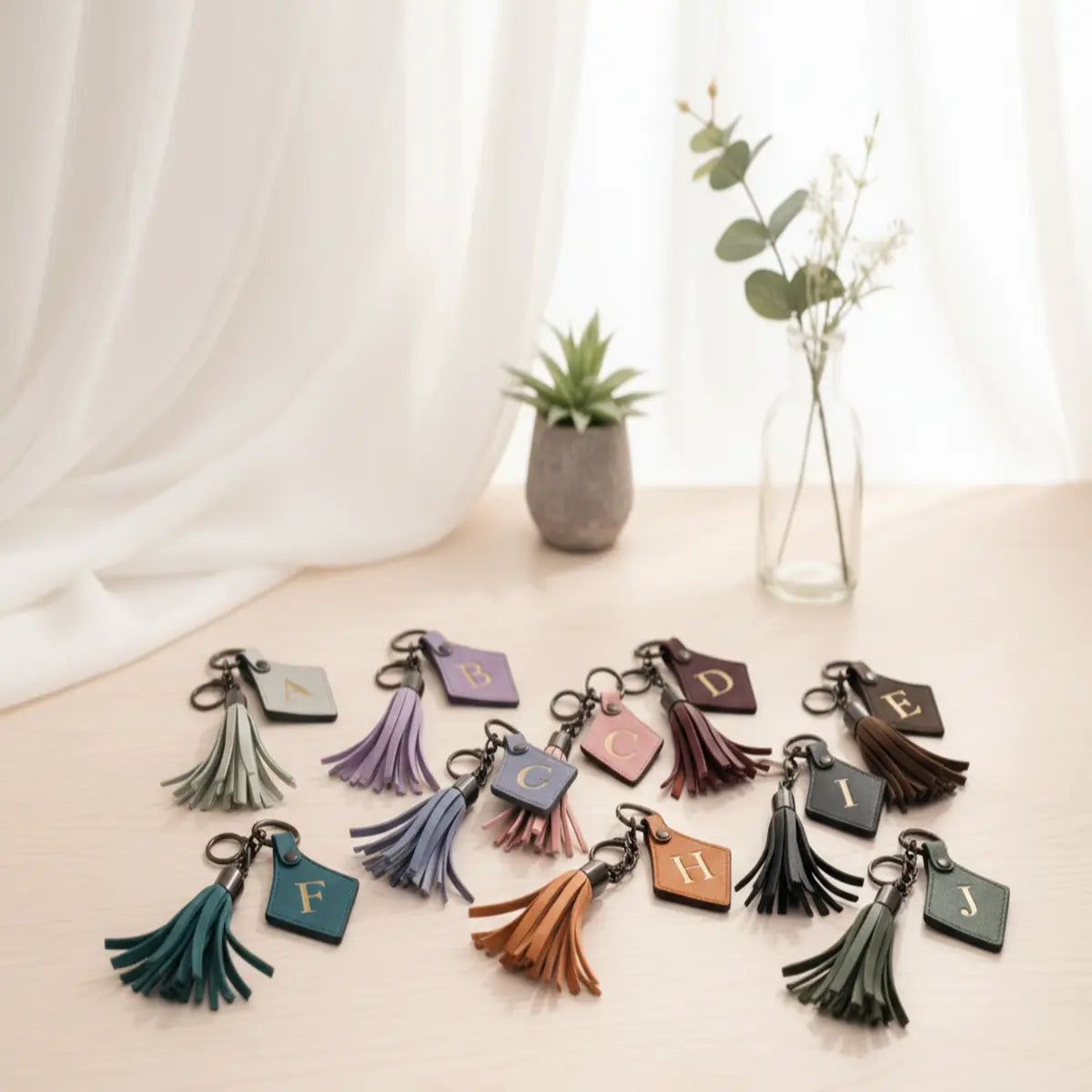 Customized Vegan Leather Keychain Holder