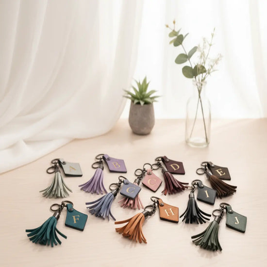 Customized Vegan Leather Keychain Holder