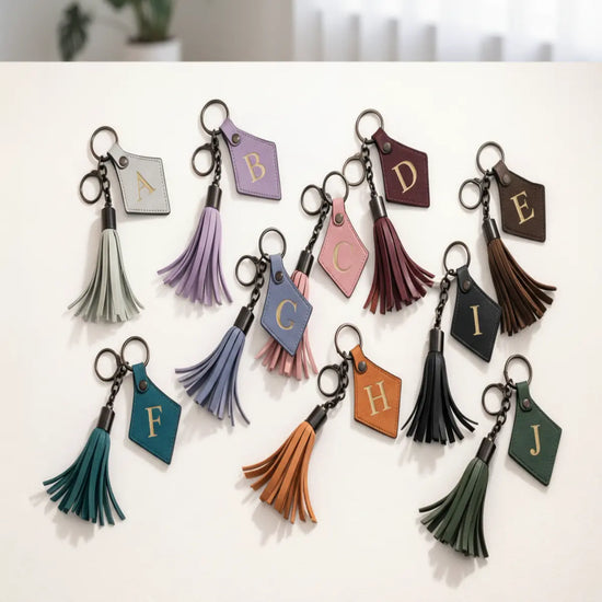 Customized Vegan Leather Keychain Holder