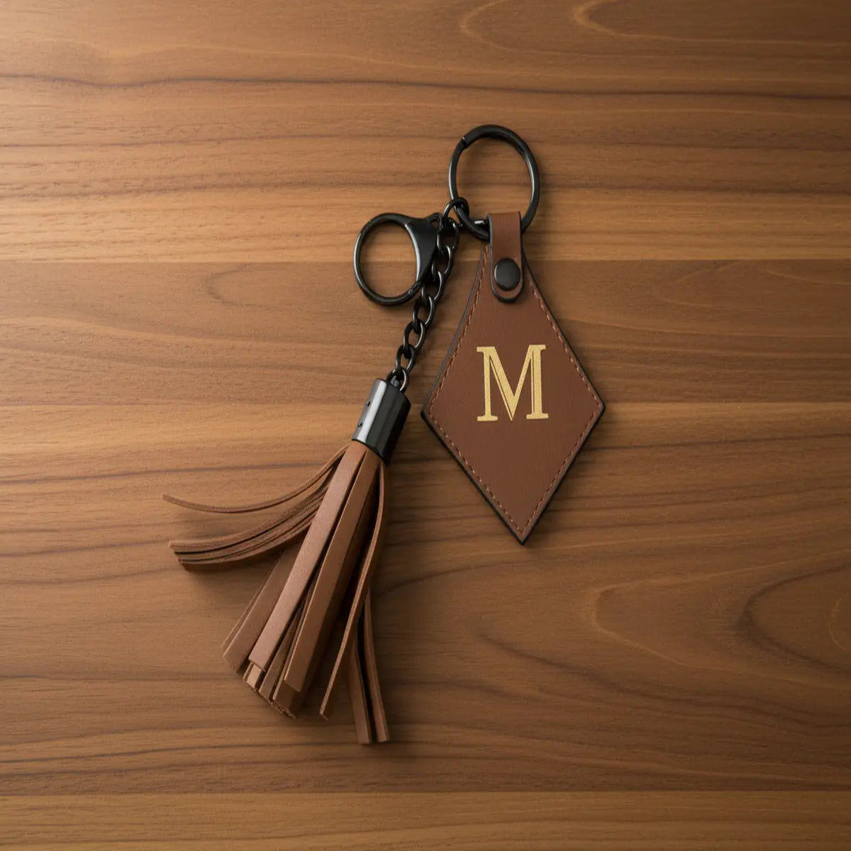 Customized Vegan Leather Keychain Holder