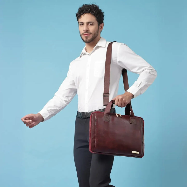 timeless-unity-laptop-messenger-bag-wine-side-view