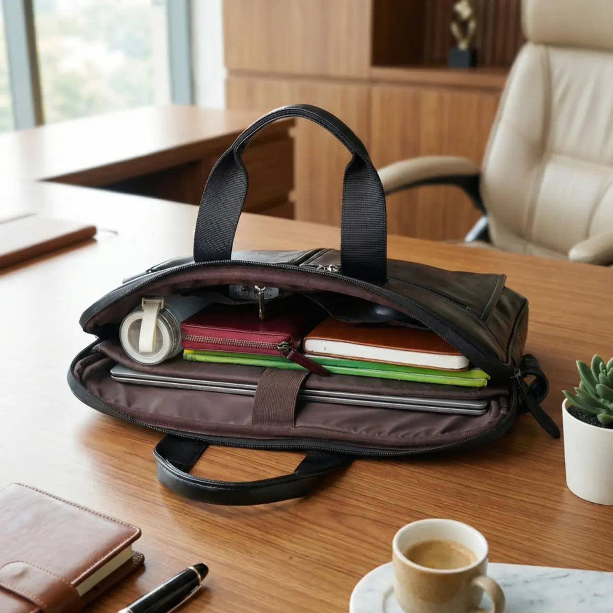Timeless Neo Laptop Bag - Black