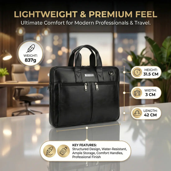 Timeless Neo Laptop Bag - Black