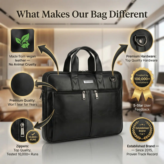 Timeless Neo Laptop Bag - Black
