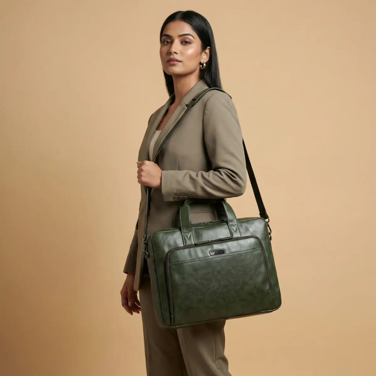 Legacy Laptop Messenger Bag- Olive Green