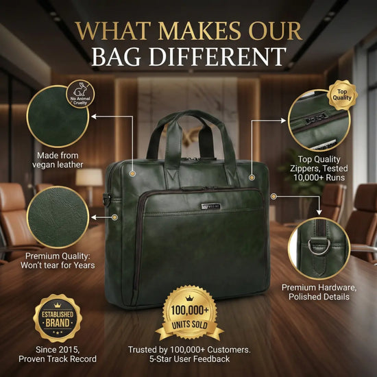 Legacy Laptop Messenger Bag- Olive Green