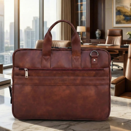 Timeless Neo Laptop Bag - Coffee Brown