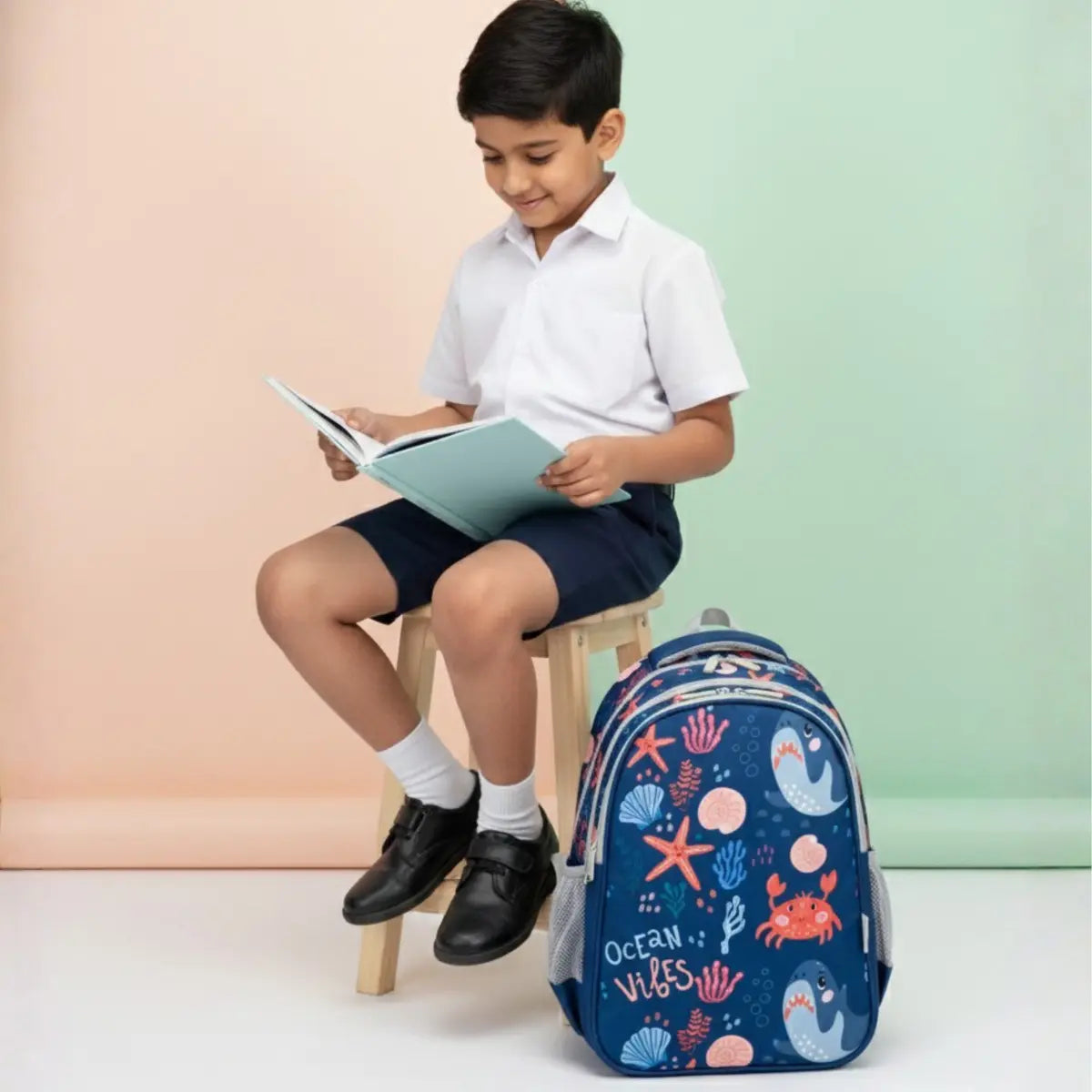 Everyday Essentials Elementary School Bag - Ocean Vibes