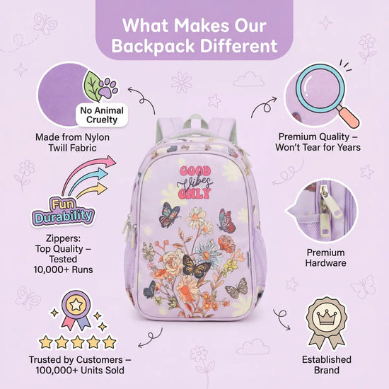 Everyday Essentials Elementary School Bag - Floral