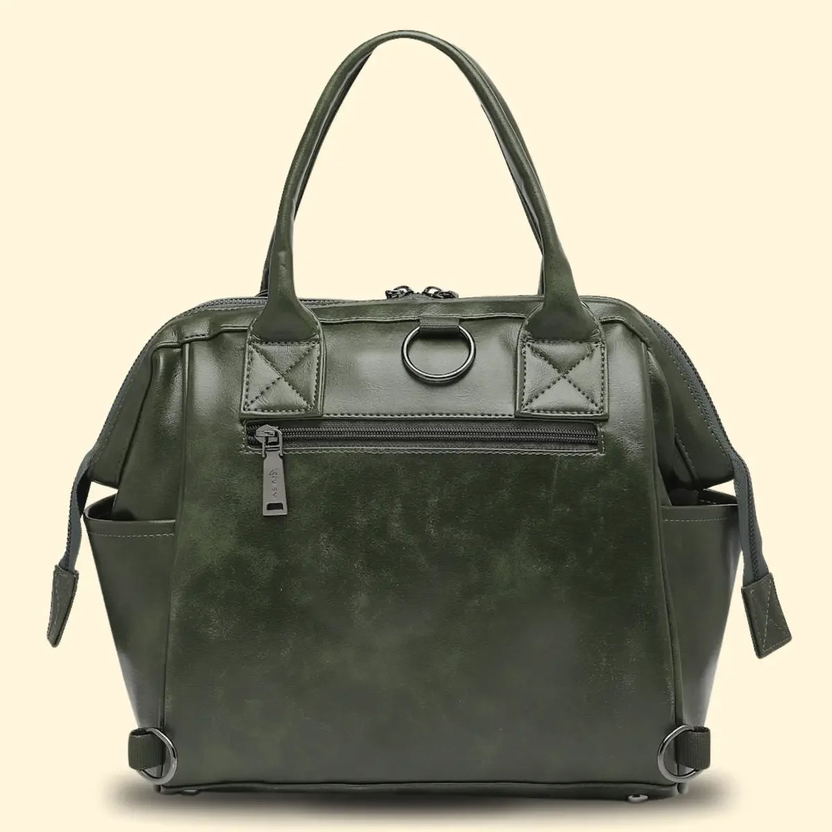 versatile-olive-green-3-in-1-vegan-bag