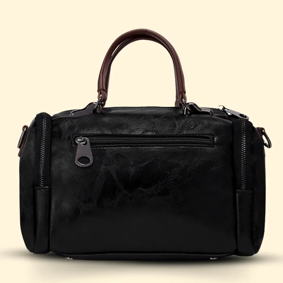 Timeless Mystique Satchel Handbag Black Perfect for Office Use